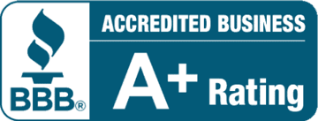 BBB Accredited Business, A+ rating